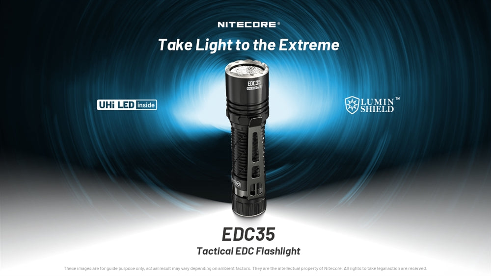 Nitecore EDC35 5000 Lumen USB-C Rechargeable EDC Flashlight