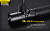 NITECORE MH10 v2 1200 Lumen USB-C Rechargeable Flashlight