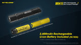 NITECORE MH11 1000 Lumen USB-C Rechargeable Flashlight