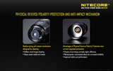 NiteCore MH27UV Rechargeable LED Flashlight w/ Red, Blue, and UltraViolet Light - 1000 lumens