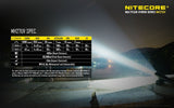 NiteCore MH27UV Rechargeable LED Flashlight w/ Red, Blue, and UltraViolet Light - 1000 lumens