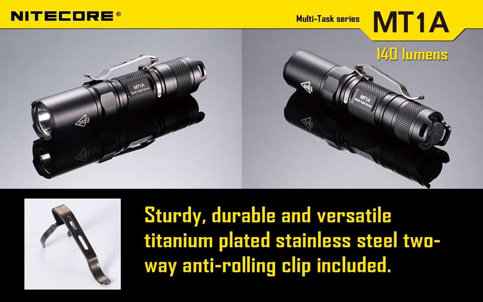 Nitecore Multi-Task MT1A LED Flashlight - 180 Lumen