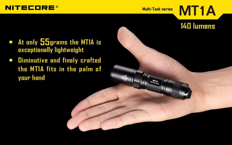 Nitecore Multi-Task MT1A LED Flashlight - 180 Lumen