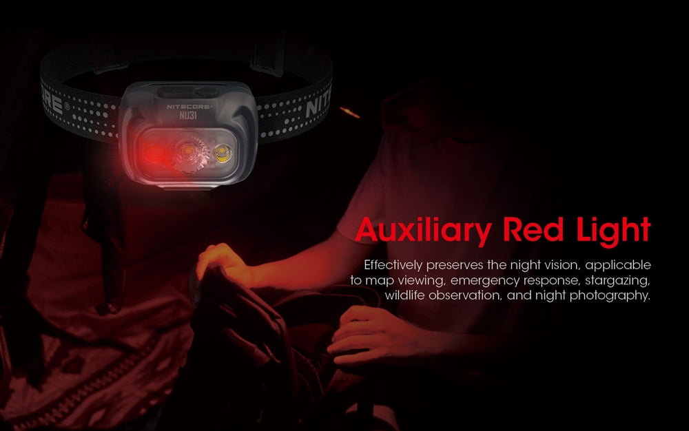 NITECORE NU31 550 Lumen LED Rechargeable Headlamp