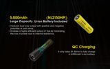 NITECORE SRT7i 3000 Lumen Long Throw Rechargeable Flashlight