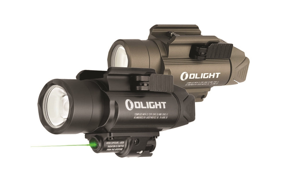 Olight Baldr Pro 1350 Lumen Flashlight Green Beam Combo – Longhorn