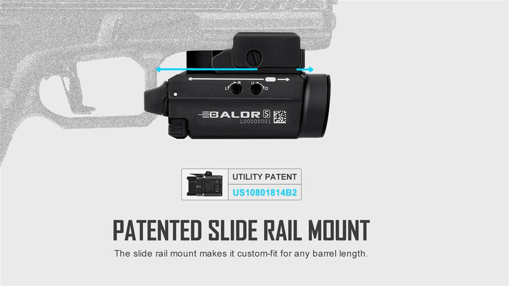 Olight Baldr S Rechargeable Flashlight with Green Beam – Longhorn