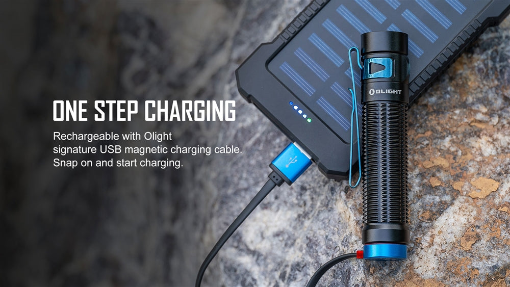 Baton 3 Pro 1500 Lumens Rechargeable EDC Flashlight – Longhorn