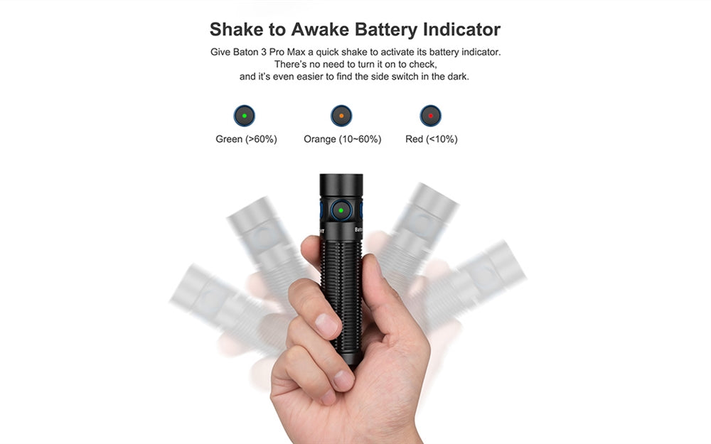 Olight Baton 3 Pro Max 2500 Lumen Rechargeable Flashlight