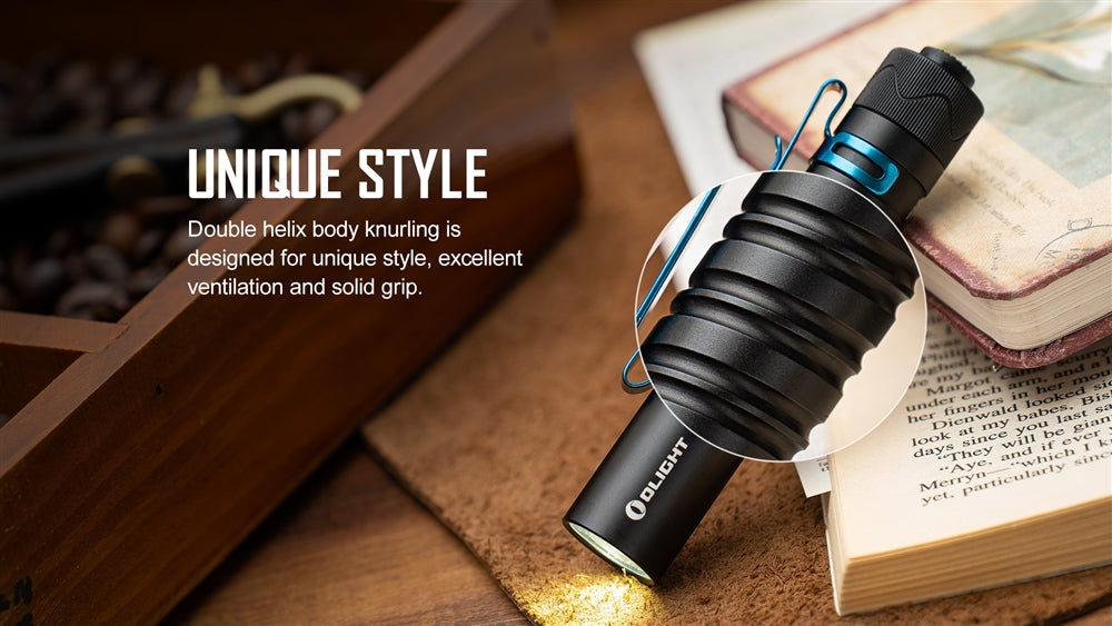 Olight i5R EOS 350 Lumen Rechargeable EDC Flashlight – Longhorn
