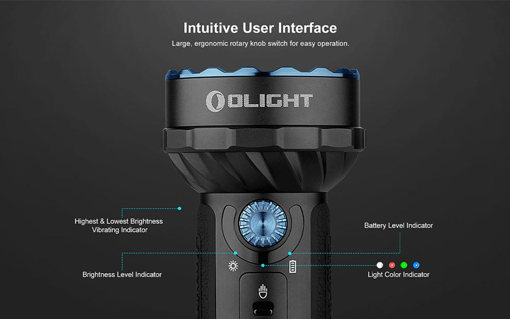 Olight Marauder Mini 7000 Lumen Rechargeable Flashlight with