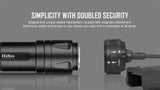 Olight Odin Black 2000 Lumen Rechargeable Rail Mount Flashlight