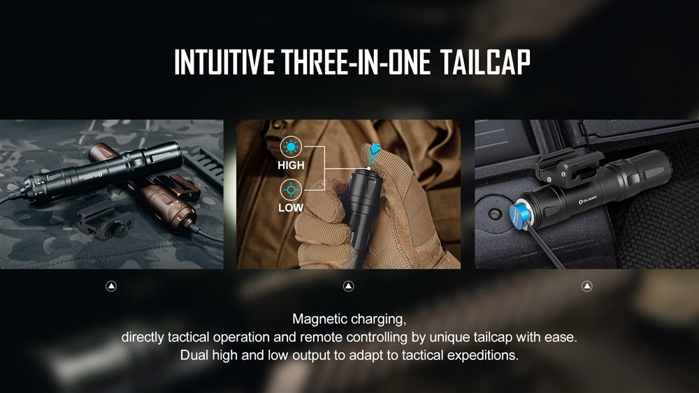 Olight Odin 2000 Lumen Rechargeable Flashlight – Longhorn Tactical