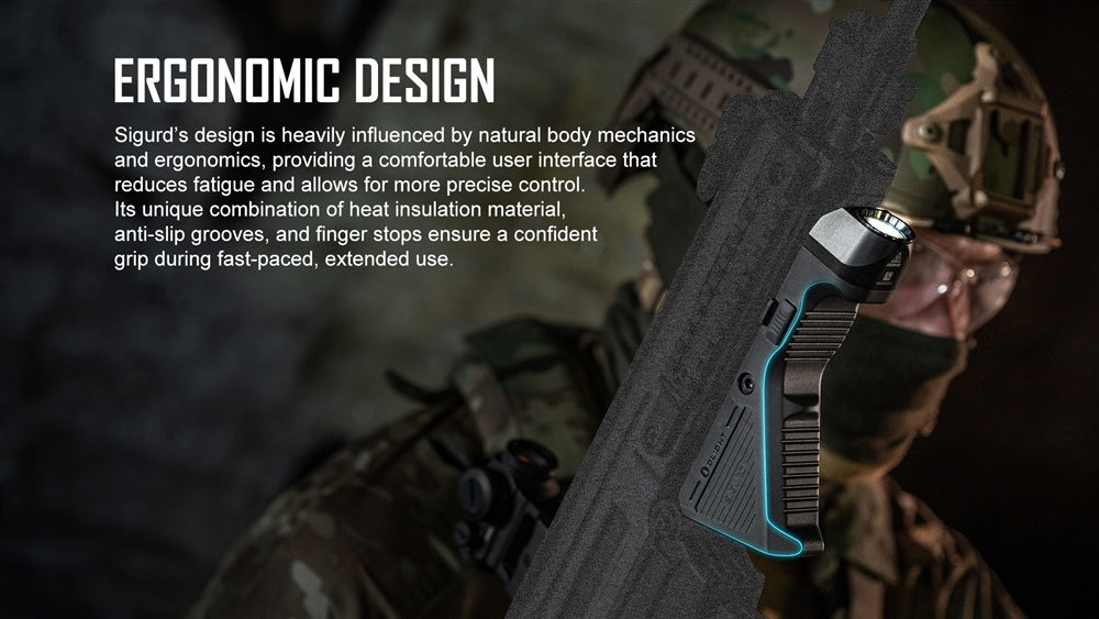 Olight Sigurd 1450 Lumens Angled Grip Flashlight – Longhorn Tactical