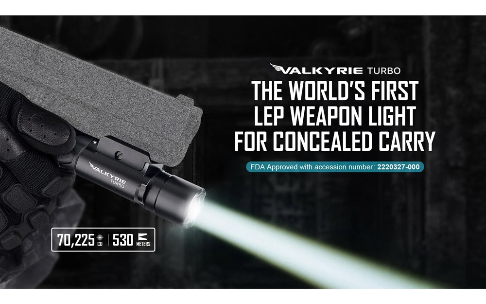 Olight Valkyrie Turbo LEP Mountable Flashlight – Longhorn