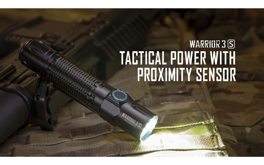 Olight Warrior 3S 2300 Lumen Rechargeable Flashlight