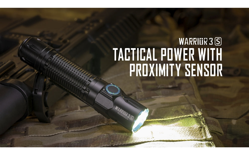 Olight Warrior 3S 2300 Lumen Rechargeable Tactical Flashlight