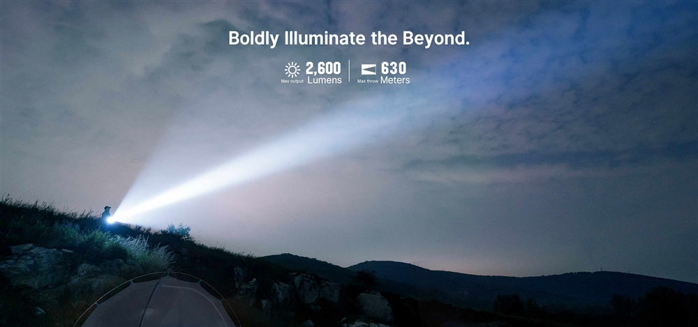 Olight Warrior X 4 2600 Lumen USB-C Rechargeable Flashlight