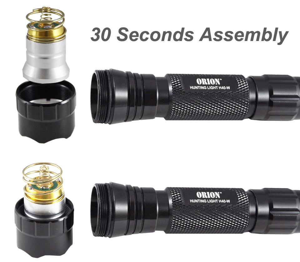 Red, Green or White LED Drop-in for Orion H40-W H20-R H20-G LED Flashlights