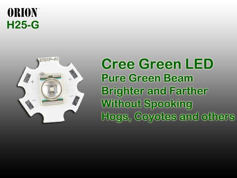 Orion H25-G 200 Yard Green LED Hog Hunting Light