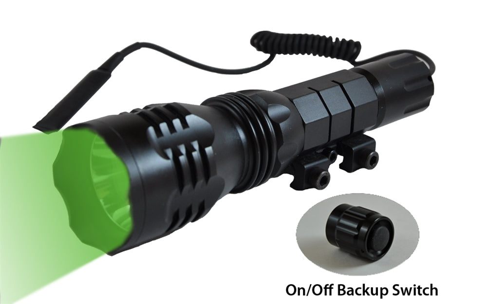 Orion H25-G 200 Yard Rechargeable Green LED Hog Hunting Light with Mounting Kit