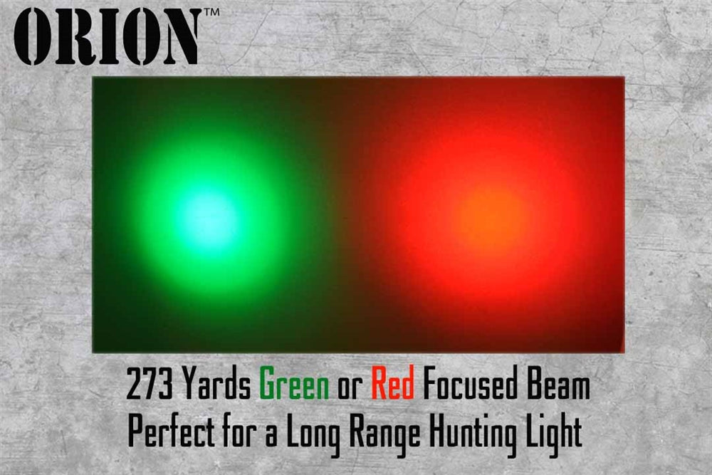 Orion Predator H30 Red or Green 273 Yards Premium Varmint Coyote Hunting Light