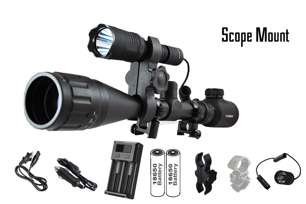 Orion Predator H30 Green or Red 300 Lumen LED Hog Coyote Fox Professional Hunting Light: Premium Kit