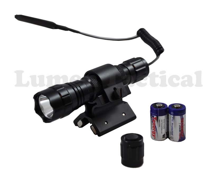 Orion H40-W 500 Lumen Tactical Flashlight w/ Pressure Switch & Mounting Kit