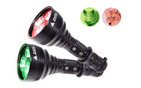 Orion M30C 700 Lumen Long Range Red or Green Hunting Flashlight