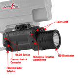 Lasertac FL2GR Rail Mount Red & Green Laser Sight with LED Flashlight