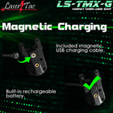 LaserTac TMX-G Low Profile Rechargeable Rail Mount Green Laser Sight