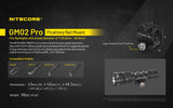 Nitecore GM02 Pro 1" (25.8mm - 26.5mm) Diameter Mount for Tactical Flashlights