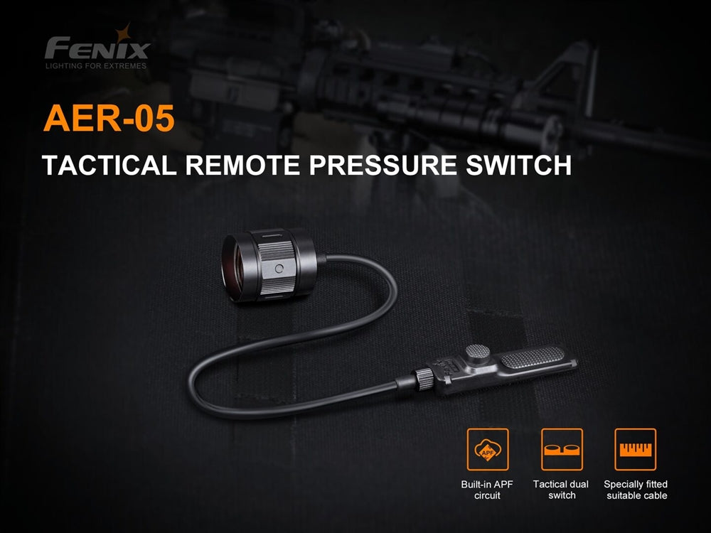 Fenix AER-05 Tactical Remote APF Pressure Switch for TK16 v2, TK28 Tac, PD36 Tac